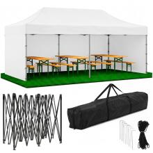 Dārza telts 3 x 6 m, balta