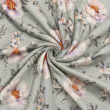 La Bebe™ Moon Satin Art.3355 Grey Additional Cotton Satin Cover for U-Shaped Pregnancy Pillow 36x185 cm