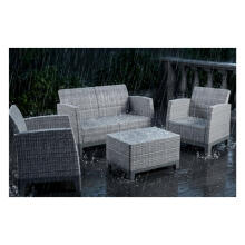 Dārza mēbeļu komplekts Scandi Forma 2 Seater Set gaiši pelēks/tumša tērauda pelēks