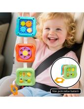 WOOPIE BABY Sensory Manipulative Cube 6in1 Educational Interactive Toy