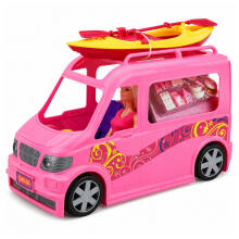 Traveler Doll with Camper and Kayak Accessories Lights Sounds Set