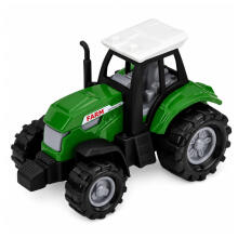 Set of Agricultural Vehicles Tractor Forage Harvester Trailers Transport 1:68 4 pcs.