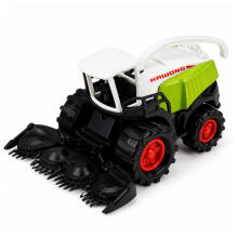 Set of Agricultural Vehicles Tractor Forage Harvester Trailer Baler 1:68 4 pcs.