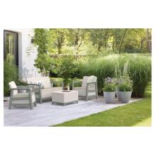 Dārza mēbeļu komplekts Scandi Linea 2 Seater Set oļu pelēks/salvijzaļa akmens tonī