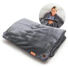 Bodi-Tek COZY Snuggle Blanket Heated Throw 130 x 160cm, Gray