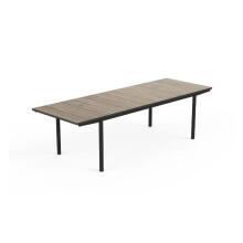 Раздвижной садовый стол Deco Porto Nova Extendable 200-280, цвет ясеня/черный