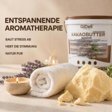 GiDeli Cocoa Butter  Art.297217 dziļi mitrinošs un atjaunojošs kakao tauks,1 kg
