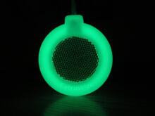 GloDisk glow-in-the-dark reflector Art.297221 Green LED reflector