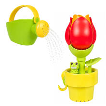Bath Toy Tulip Flower Pot Watering Can Water Fountain