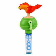 Soap Bubbles with a Hen Moving Its Wings, Squeaking Sound, Crank 40ML