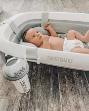 Twistshake Bathtub Cushion Art.297304 Faded Grey Baby Bath Cushion Bath Seat Insert