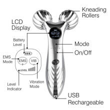 Rio 3D Face & Body Roller Massager