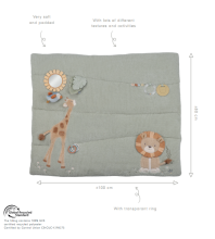 Little Dutch Activity Play Mat Safari Friends 80×100 cm GRS Art.8308