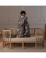 Waldin Baby Collection Bed Crib  7 in 1 Art.297431 Natural Multifunctional wooden 7-in-1 transforming crib
