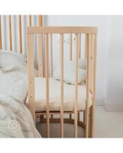 Waldin Baby Collection Bed Crib  7 in 1 Art.297431 Natural Multifunctional wooden 7-in-1 transforming crib
