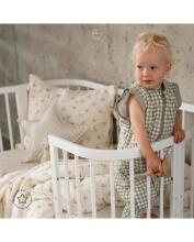 Waldin Baby Collection Bed Crib  7 in 1 Art.297432 White Koka daudzfunkcionāla gulta 7 vienā ar matraci