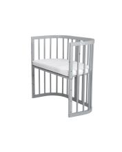 Waldin Baby Collection Bed Crib  7 in 1 Art.297433 Grey Koka daudzfunkcionāla gulta 7 vienā ar matraci