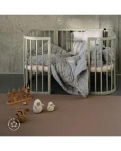 Waldin Baby Collection Bed Crib  7 in 1 Art.297434 Olive Многофункциональная деревянная кроватка-трансформер 7 в 1 с матрасом