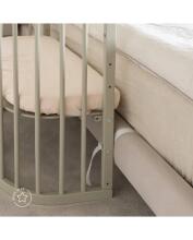 Waldin Baby Collection Bed Crib  7 in 1 Art.297434 Olive Многофункциональная деревянная кроватка-трансформер 7 в 1 с матрасом