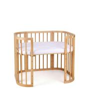 Waldin  Bed Crib  5 in 1 Art.297436 Natural Wood Koka  daudzfunkcionāla gulta 5 vienā ar matraci