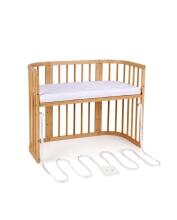Waldin  Bed Crib  5 in 1 Art.297436 Natural Wood Koka  daudzfunkcionāla gulta 5 vienā ar matraci