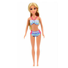 Anlily Doll in the Pool Slide Palm Tree Beach Accessories Set