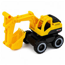 Construction Vehicle Set Excavator Dumper Moving Lights Sounds Yellow
