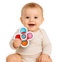Toys for Toddlers Sensory Spinners With Suction Cup Pop-It Colorful 3 pcs.