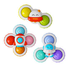 Toys for Toddlers Sensory Spinners With Suction Cup Pop-It Colorful 3 pcs.