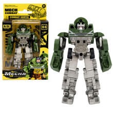 Robot Military Vehicle 2 in 1 Figure Tank Fighter Hovercraft