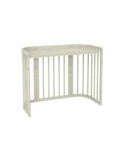 Waldin  Bed Crib  5 in 1 Art.297546 Olive Многофункциональная деревянная кроватка-трансформер 5 в 1 с матрасом