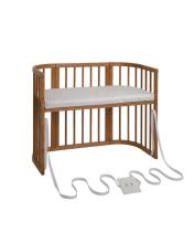 Waldin  Bed Crib  5 in 1 Art.297547 Vintage Koka  daudzfunkcionāla gulta 5 vienā ar matraci
