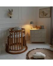 Waldin  Cradle for the 7in1 Crib Art.297559 Vintage Šūpošanās mehānisms 7in1 bērnu gultiņai.