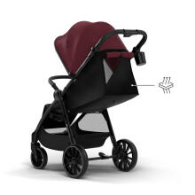 KINDERKRAFT Stroller GRANDE 2 dark ruby