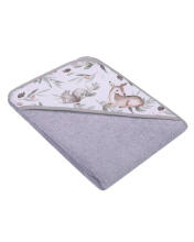 Bathing cover - 417 - TERRY - FROTTE - size 100x100 - GREY