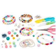 Jewelry Making Set in a Case Beads Pendants Letters 1000 pcs.