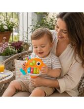WOOPIE BABY Интерактивная пианино-рыба с музыкальными звуками и светом 18м+