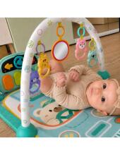 Интерактивный образовательный коврик WOOPIE BABY с пианино 10 предметов. Звуки