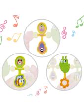 WOOPIE BABY Rocker with Vibrations and Toy Bar Pink