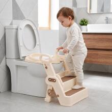 Bērnu tualetes poda vāks ar pakāpieniem un rokturiem ECOTOYS