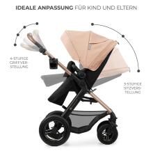 Kinderkraft Moov2 Air 3in1 Art.297978 Beige Bērnu ratiņi trīs viena