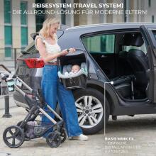 Kinderkraft Moov2 Air 4 in1 Art.297979 Beige 3-in-1 baby stroller with base Isofix