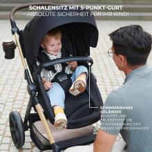 Kinderkraft Moov2 Air 4 in1 Art.297982 Black Bērnu ratiņi četri viena ar bāzi Isofix