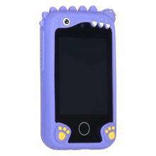 Ikonka Art.KX2715_2 Telefon smartfon dla dzieci aparat kamera karta 8GB niebieski dinozaur