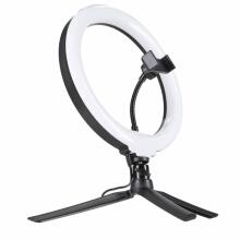 Ikonka Art.KX2769 Lampa pierścieniowa do selfie LED RGB na statywie