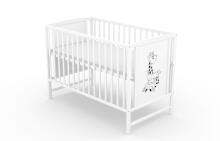 Elf Bed Bloom Art.298070 White Bērnu koka gulta 120x60cm