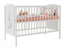 Elf Bed Bloom Art.298070 White Bērnu koka gulta 120x60cm