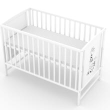 Elf Bed Bloom Drawer Art.298072 White  Детская деревянная кроватка с выдвижным ящиком 120x60см