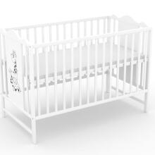 Elf Bed Petal II Art.298141 White  Bērnu koka gulta 120x60cm