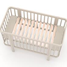 Elf Bed Kalmia Art.298152 Nut  Wooden baby crib 120x60 cm